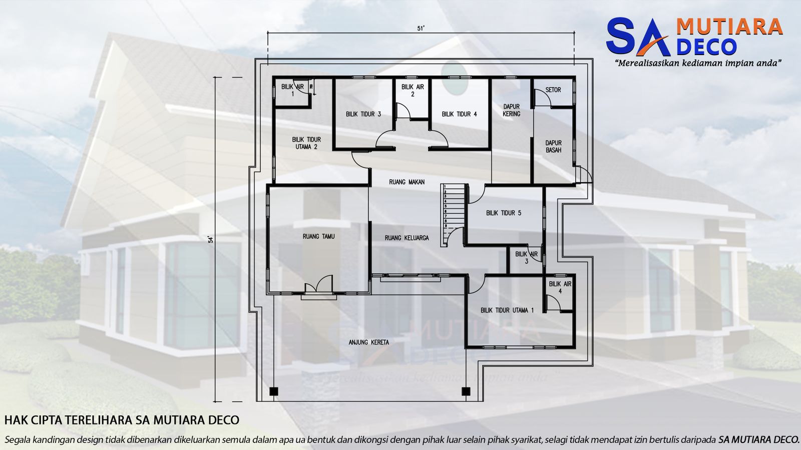 Mutiara Citra 2800 - Floor Plan
